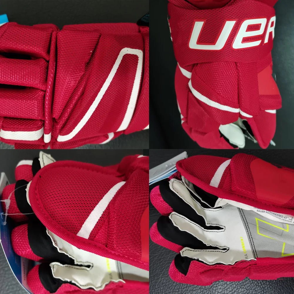 Hockey Gloves Hyperlite 2 Black Red White Navy Blue Color Glove 2X 3X vapor Ball Hockey Sports Equipment - WILKYs