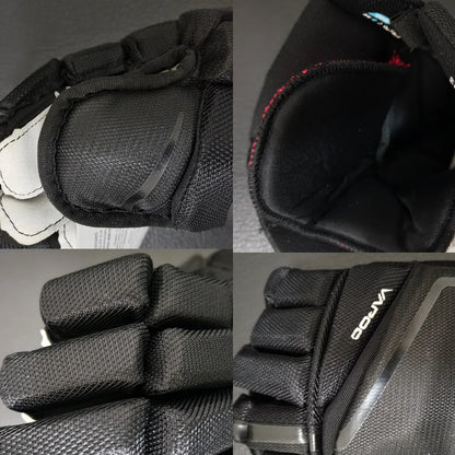 Hockey Gloves Hyperlite 2 Black Red White Navy Blue Color Glove 2X 3X vapor Ball Hockey Sports Equipment - WILKYs