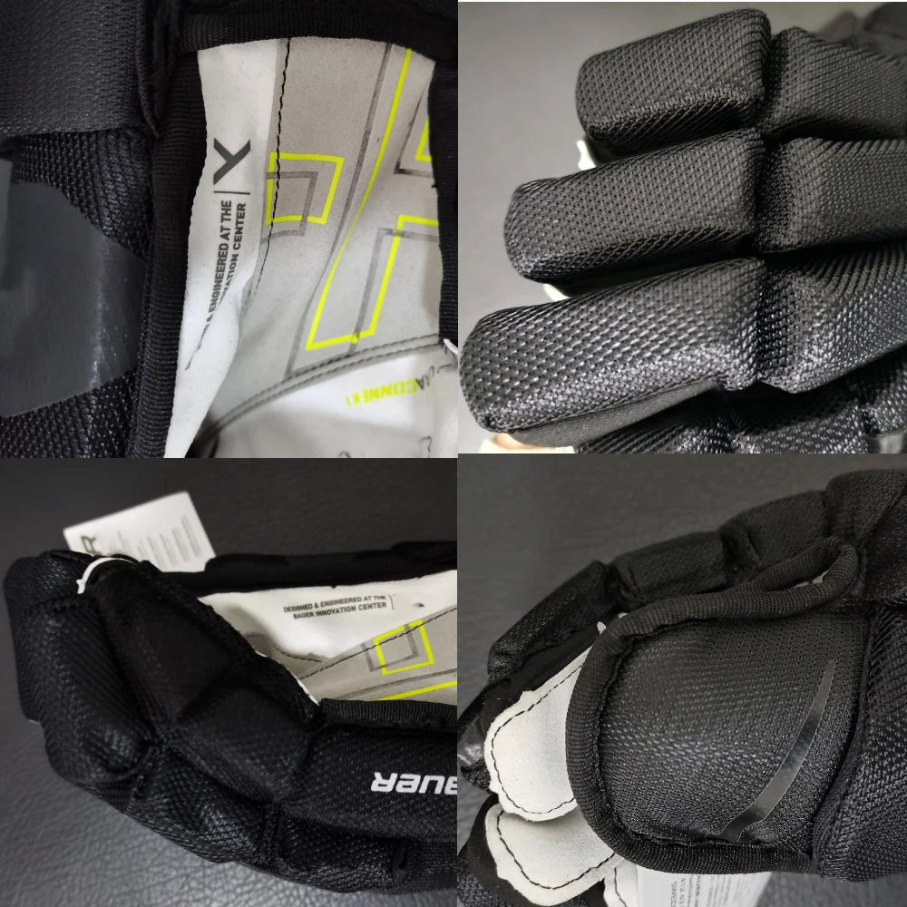 Hockey Gloves Hyperlite 2 Black Red White Navy Blue Color Glove 2X 3X vapor Ball Hockey Sports Equipment - WILKYs