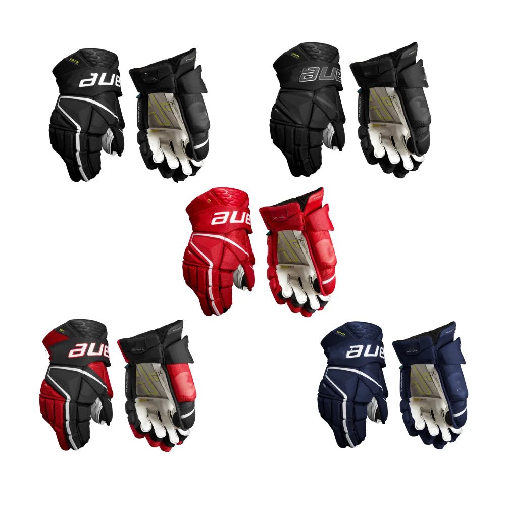 Hockey Gloves Hyperlite 2 Black Red White Navy Blue Color Glove 2X 3X vapor Ball Hockey Sports Equipment - WILKYs