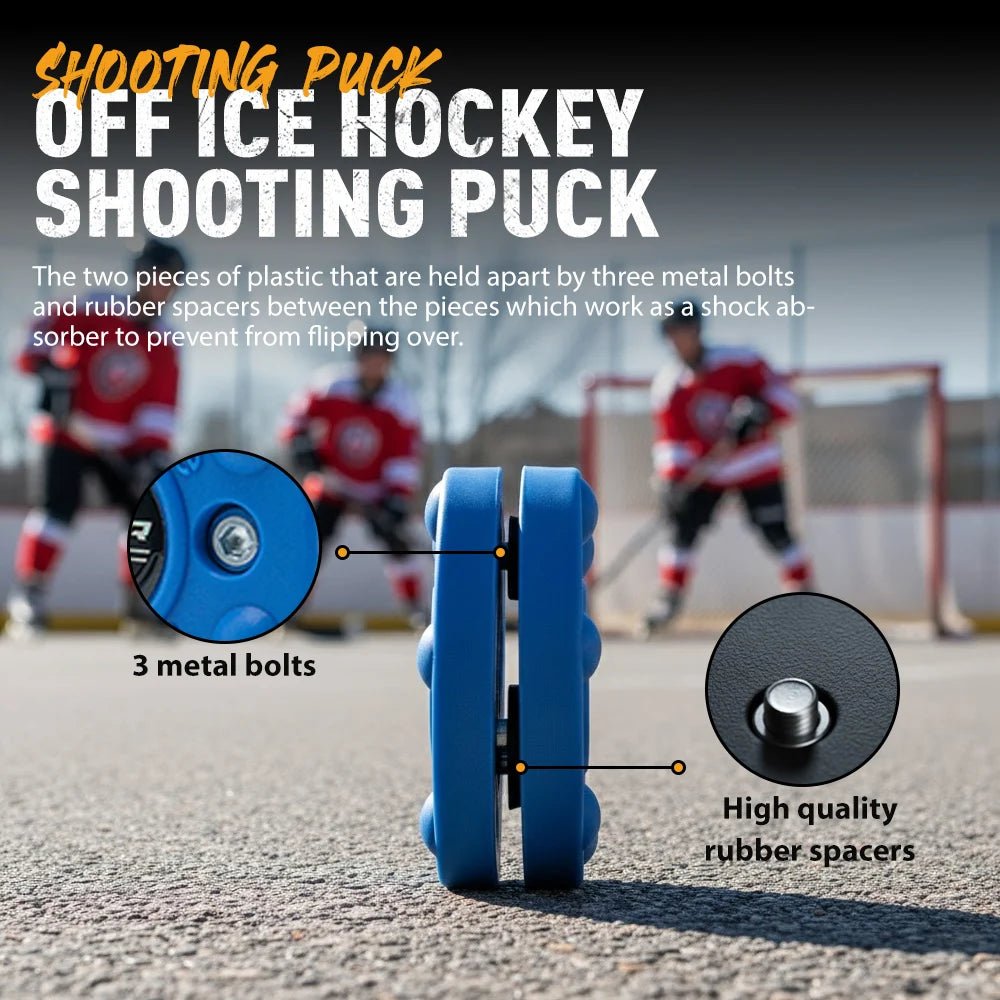 Hockey Puck Ice Hockey Puck Plastic Training Puck Reusable Ice Training Practicing Ice Hockey Accessories - WILKYs