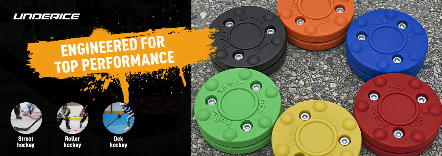 Hockey Puck Ice Hockey Puck Plastic Training Puck Reusable Ice Training Practicing Ice Hockey Accessories - WILKYs