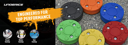 Hockey Puck Ice Hockey Puck Plastic Training Puck Reusable Ice Training Practicing Ice Hockey Accessories - WILKYs