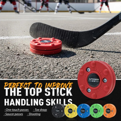 Hockey Puck Ice Hockey Puck Plastic Training Puck Reusable Ice Training Practicing Ice Hockey Accessories - WILKYs