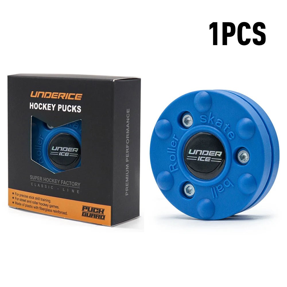 Hockey Puck Ice Hockey Puck Plastic Training Puck Reusable Ice Training Practicing Ice Hockey Accessories - WILKYs