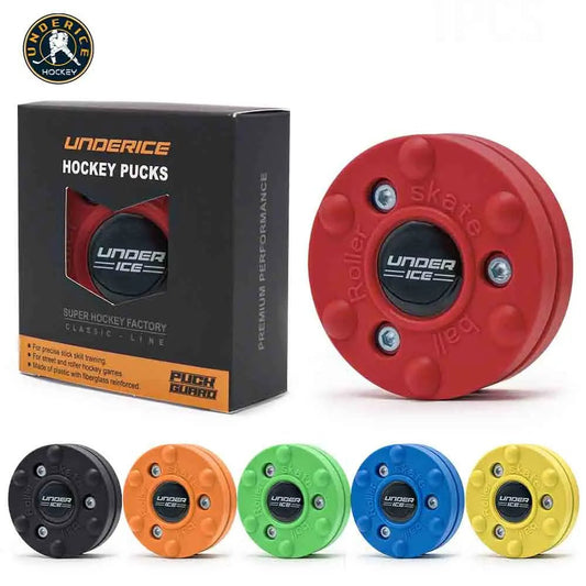 Hockey Puck Ice Hockey Puck Plastic Training Puck Reusable Ice Training Practicing Ice Hockey Accessories - WILKYs