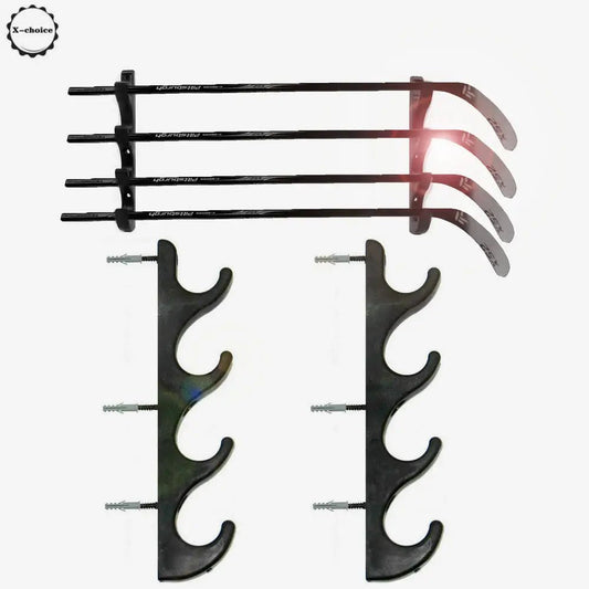 Hockey Stick Rack, Wall Storage for Sticks,Hockey Stick Display Holder/Hanger Great for Home or Office Wall Mount - WILKYs