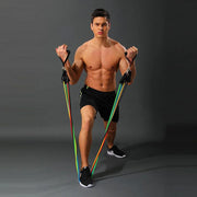 Home Fitness Equipment Tpe Latex 11 Piece Set Tensioner - WILKYs