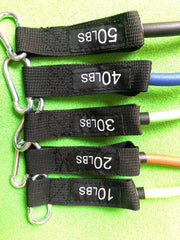 Home Fitness Equipment Tpe Latex 11 Piece Set Tensioner - WILKYs