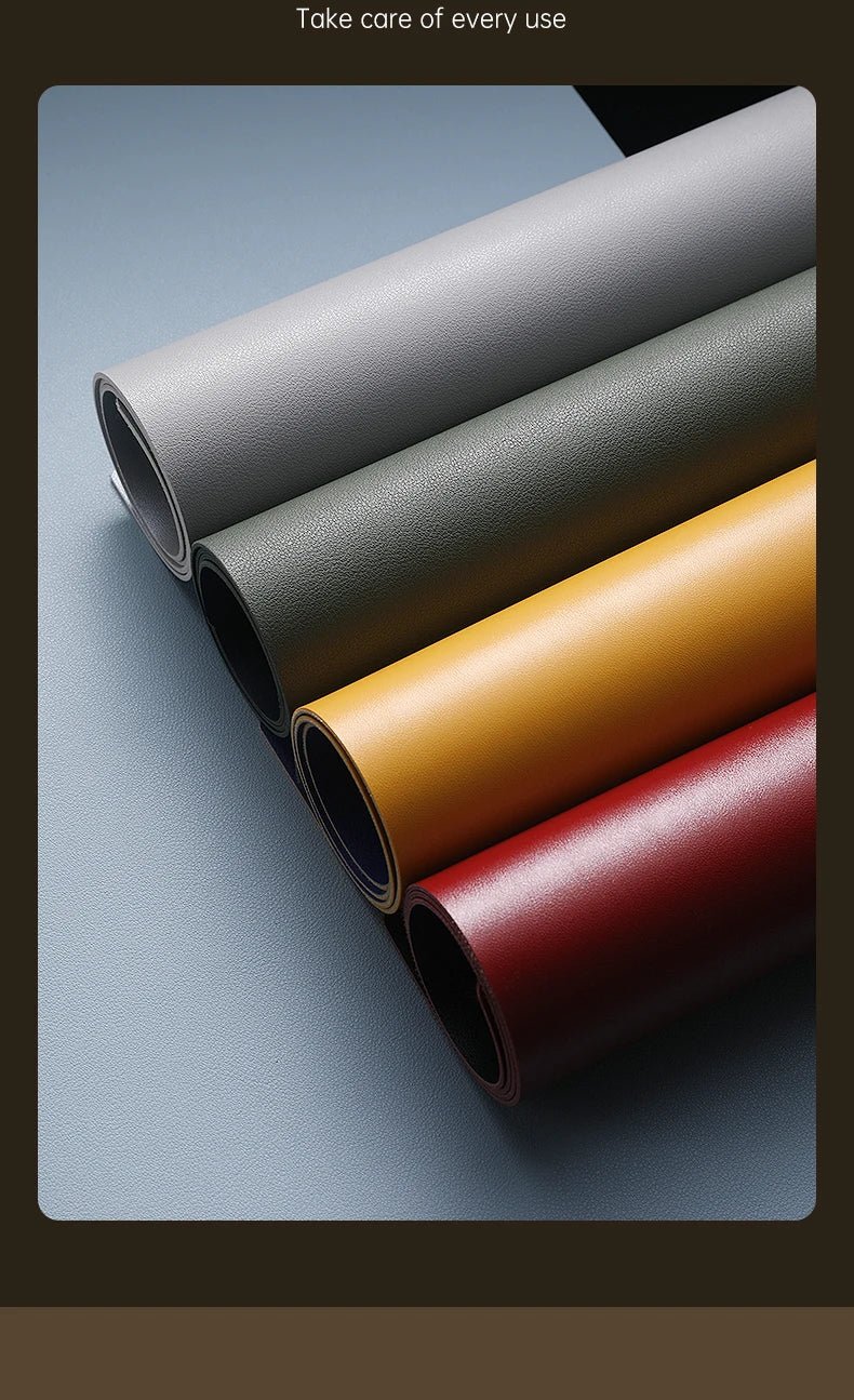 Home Office Large Mouse Pad Gamer Waterproof PU Leather Desk Mat Computer Mousepad Keyboard pad Table Cover gaming mouse pad - WILKYs