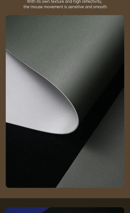 Home Office Large Mouse Pad Gamer Waterproof PU Leather Desk Mat Computer Mousepad Keyboard pad Table Cover gaming mouse pad - WILKYs