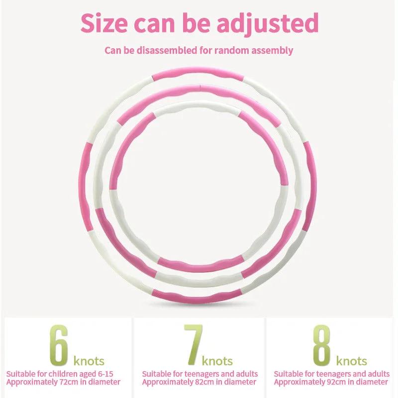 Home Workout Sports Hoop Circle Slimming Massage Hoop Fitness Excercise Gymnastic Yoga Hoop Accessories Bodybuilding Equipment - WILKYs