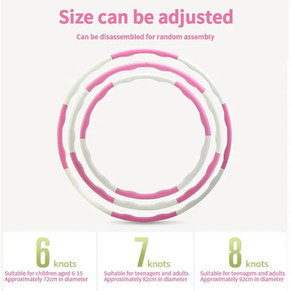 Home Workout Sports Hoop Circle Slimming Massage Hoop Fitness Excercise Gymnastic Yoga Hoop Accessories Bodybuilding Equipment - WILKYs