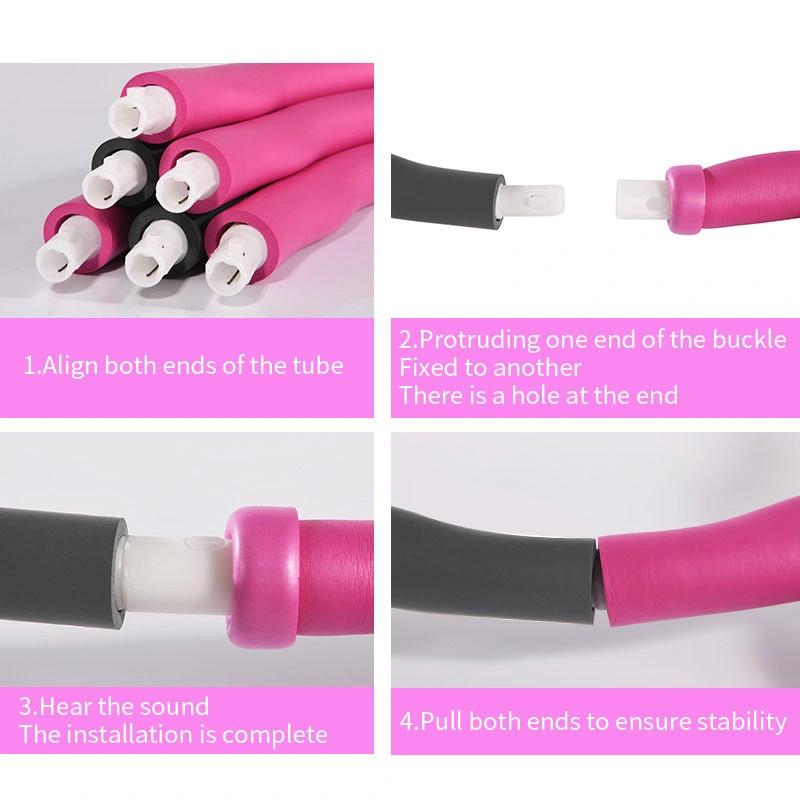 Home Workout Sports Hoop Circle Slimming Massage Hoop Fitness Excercise Gymnastic Yoga Hoop Accessories Bodybuilding Equipment - WILKYs