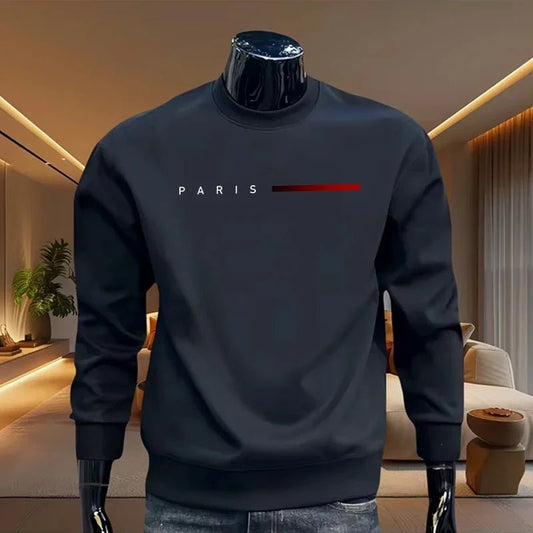 Hot Sales Men's Sweatshirts Print O - Neck High Quality Long Sleeves Casual Man Popular Top Sports Clothing Pullover Jogging Daily - WILKYs