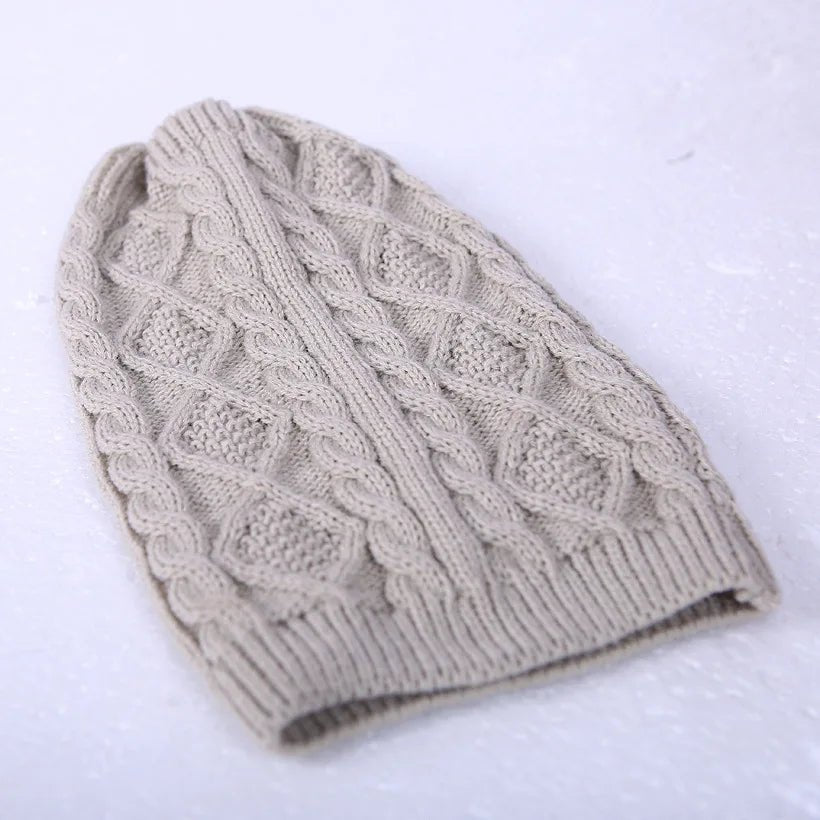 Hot Style Knit Hat with Small Twist Fashion Heaps Heaps of Turtle - head Hats and European Outdoor Hats - WILKYs
