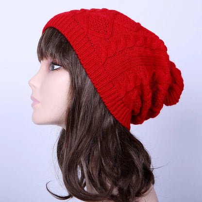 Hot Style Knit Hat with Small Twist Fashion Heaps Heaps of Turtle - head Hats and European Outdoor Hats - WILKYs
