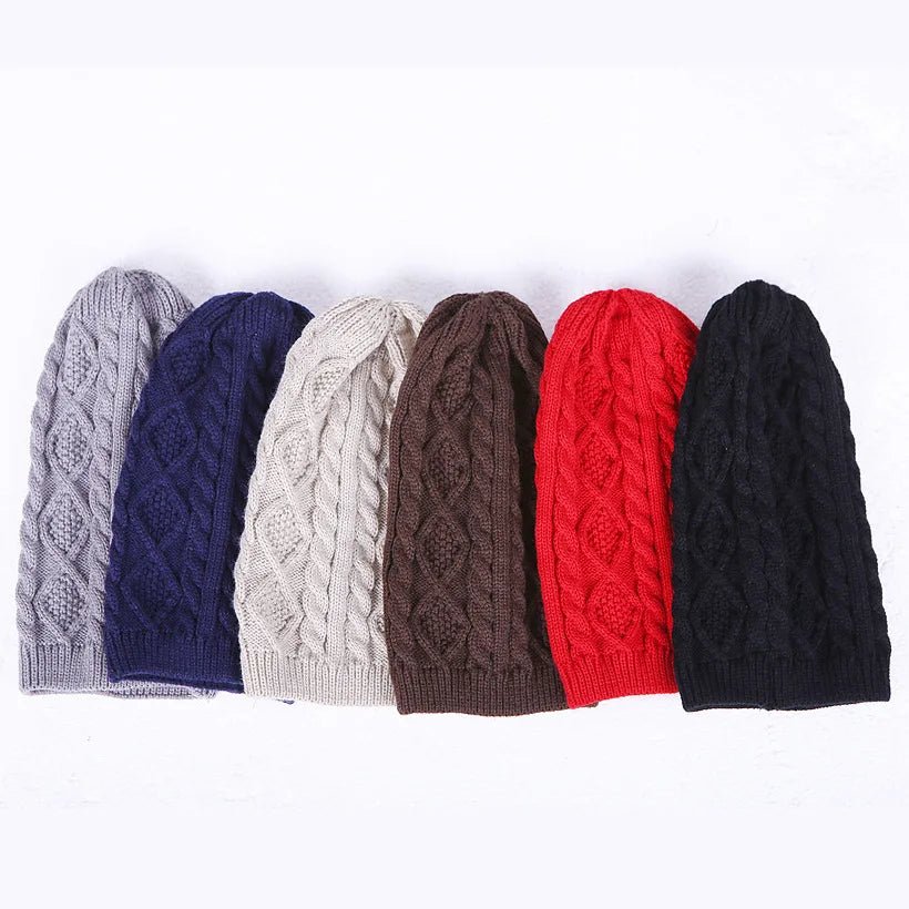 Hot Style Knit Hat with Small Twist Fashion Heaps Heaps of Turtle - head Hats and European Outdoor Hats - WILKYs