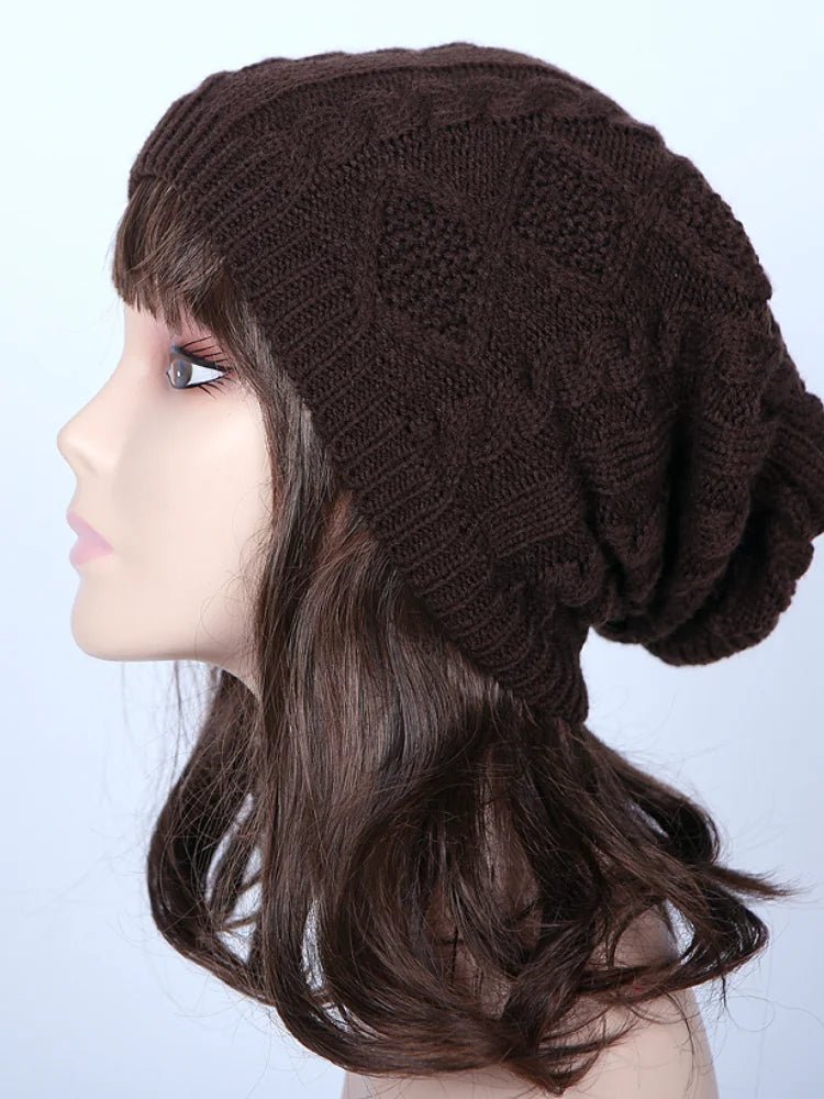 Hot Style Knit Hat with Small Twist Fashion Heaps Heaps of Turtle - head Hats and European Outdoor Hats - WILKYs