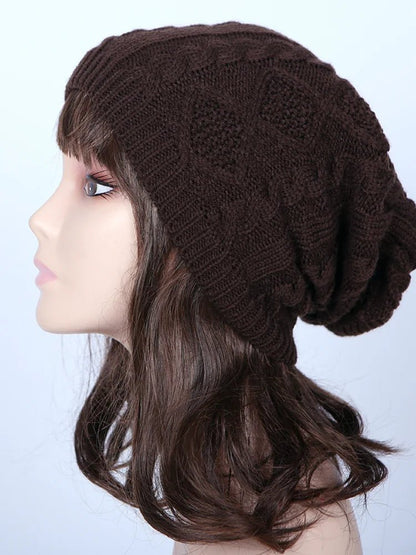 Hot Style Knit Hat with Small Twist Fashion Heaps Heaps of Turtle - head Hats and European Outdoor Hats - WILKYs