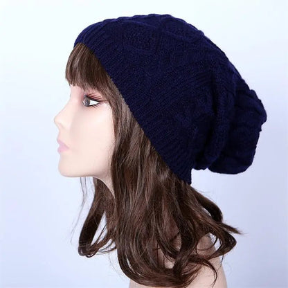 Hot Style Knit Hat with Small Twist Fashion Heaps Heaps of Turtle - head Hats and European Outdoor Hats - WILKYs