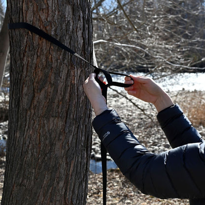 Huggers Tree Straps – Tree - Friendly Hammock Suspension, 2,000 lb Capacity - WILKYs