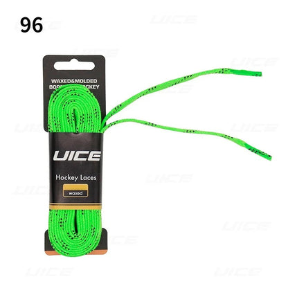 Ice Hockey Skate Laces 84 96 108 120inch Dual Layer Braid Reinforced Waxed Tip Design Hockey Skate Shoe Lacer Hockey Accessories - WILKYs