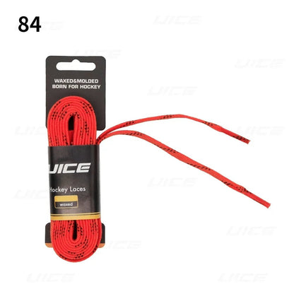 Ice Hockey Skate Laces 84 96 108 120inch Dual Layer Braid Reinforced Waxed Tip Design Hockey Skate Shoe Lacer Hockey Accessories - WILKYs