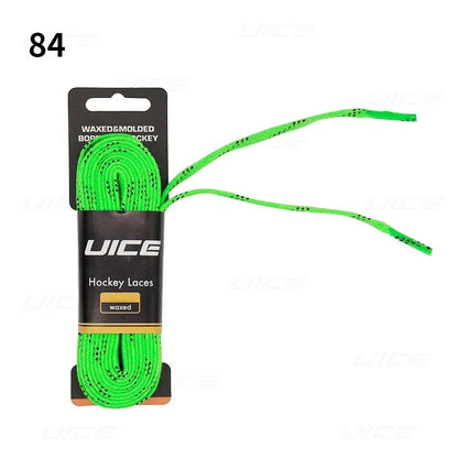 Ice Hockey Skate Laces 84 96 108 120inch Dual Layer Braid Reinforced Waxed Tip Design Hockey Skate Shoe Lacer Hockey Accessories - WILKYs