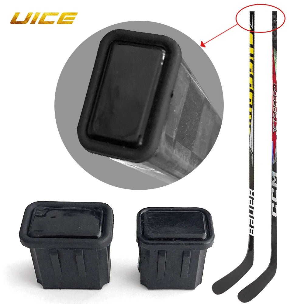 Ice Hockey Stick End Cap 10pcs Set Rubber End Plug Hockey Accessories Adult Ice Hockey Stick Accessory - WILKYs