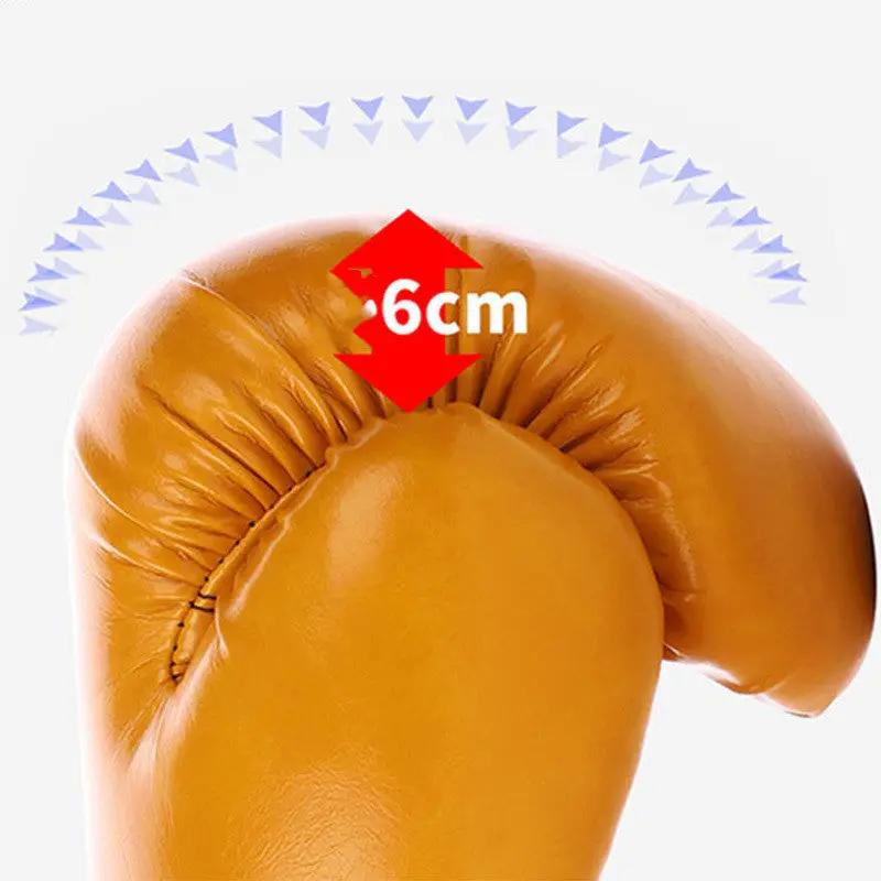 Imitation Cowhide Vintage Lace Up Boxing Gloves - WILKYs