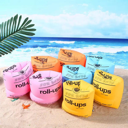 Inflatable Arm Ring Outdoor Swimming Roller Floating Ring Pvc Inflatable Cylinder Water Sleeve - WILKYs