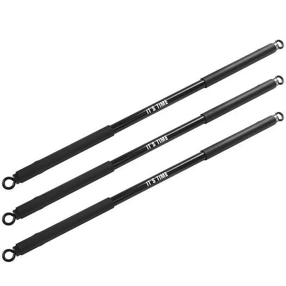 INNSTAR Fitness Push Rod Fitness Bar Portable Lever Bench Press Pilates Bar Fitness Exercise Equipment - WILKYs