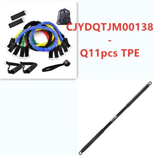 INNSTAR Fitness Push Rod Fitness Bar Portable Lever Bench Press Pilates Bar Fitness Exercise Equipment - WILKYs