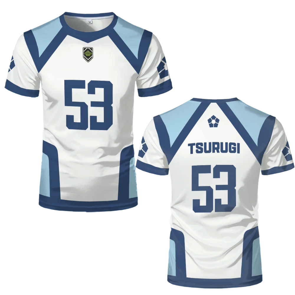 Japanese Anime Blue Lock Season 2 New Soccer Jersey T-shirt Women's Round Neck Sports Tops Children's Casual Short Sleeve Tshirt - WILKYs