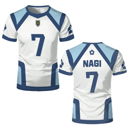 Japanese Anime Blue Lock Season 2 New Soccer Jersey T-shirt Women's Round Neck Sports Tops Children's Casual Short Sleeve Tshirt - WILKYs