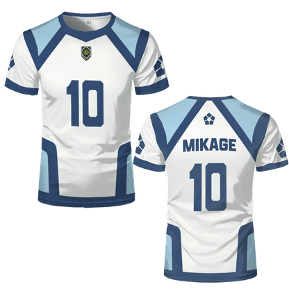 Japanese Anime Blue Lock Season 2 New Soccer Jersey T-shirt Women's Round Neck Sports Tops Children's Casual Short Sleeve Tshirt - WILKYs