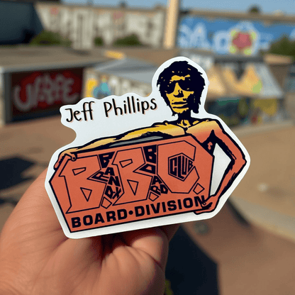 Jeff Phillips Tribute BBC Sticker 4.5" - WILKYs