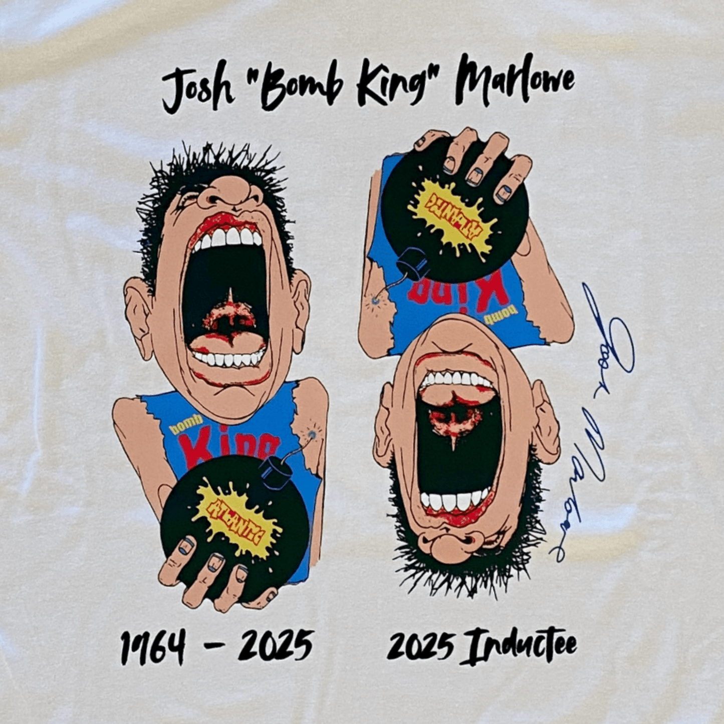Josh Marlowe Skateboard Hall of Fame 2025 Inductee Shirt & Hoodie - WILKYs