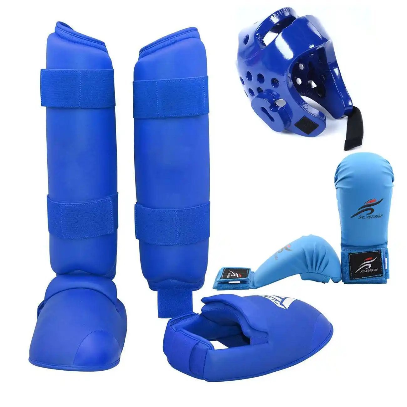 Karate Taekwondo Leg Guard Helmet Boxing Glove Protective Gear - WILKYs