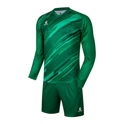 KELME Men Football Jerseys Goalkeeper Jersey Kid Long Sleeve Football Uniform Soccer Shorts Traning Sponge Protector 3801286 - WILKYs