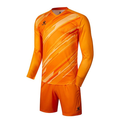 KELME Men Football Jerseys Goalkeeper Jersey Kid Long Sleeve Football Uniform Soccer Shorts Traning Sponge Protector 3801286 - WILKYs