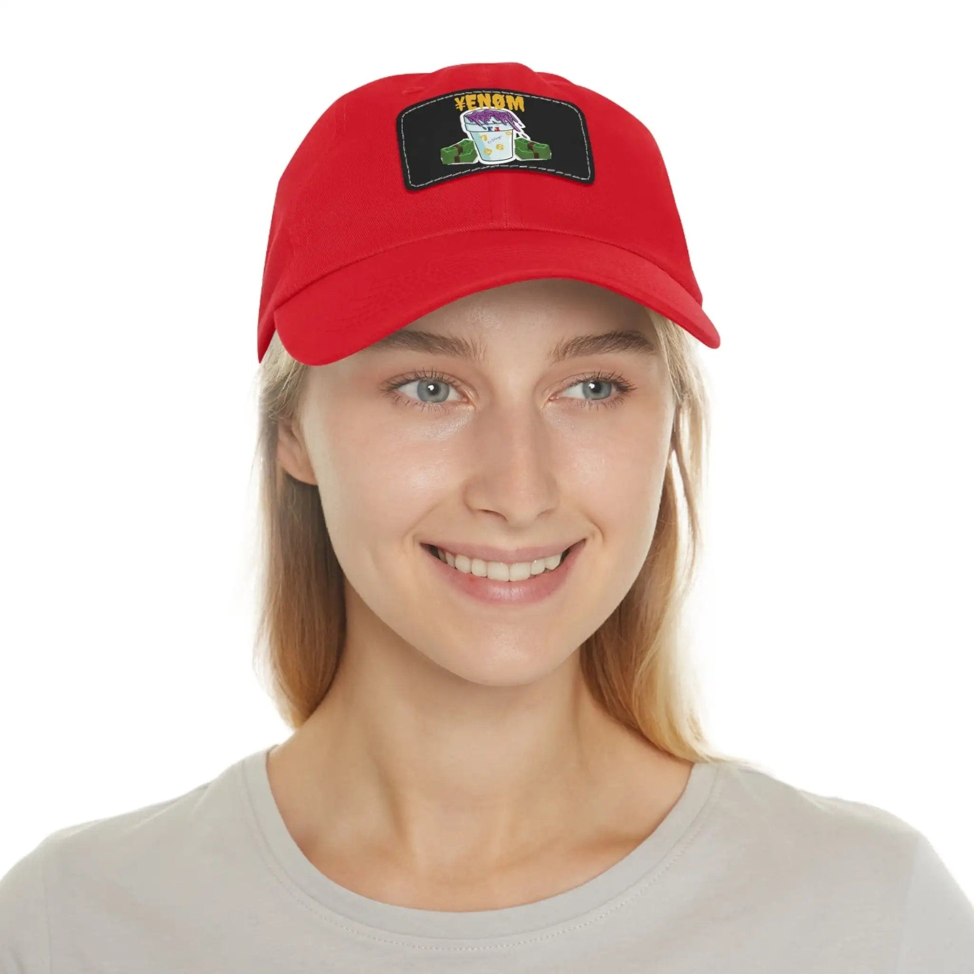 Keyan Dad Hat with Leather Patch (Rectangle) - WILKYs