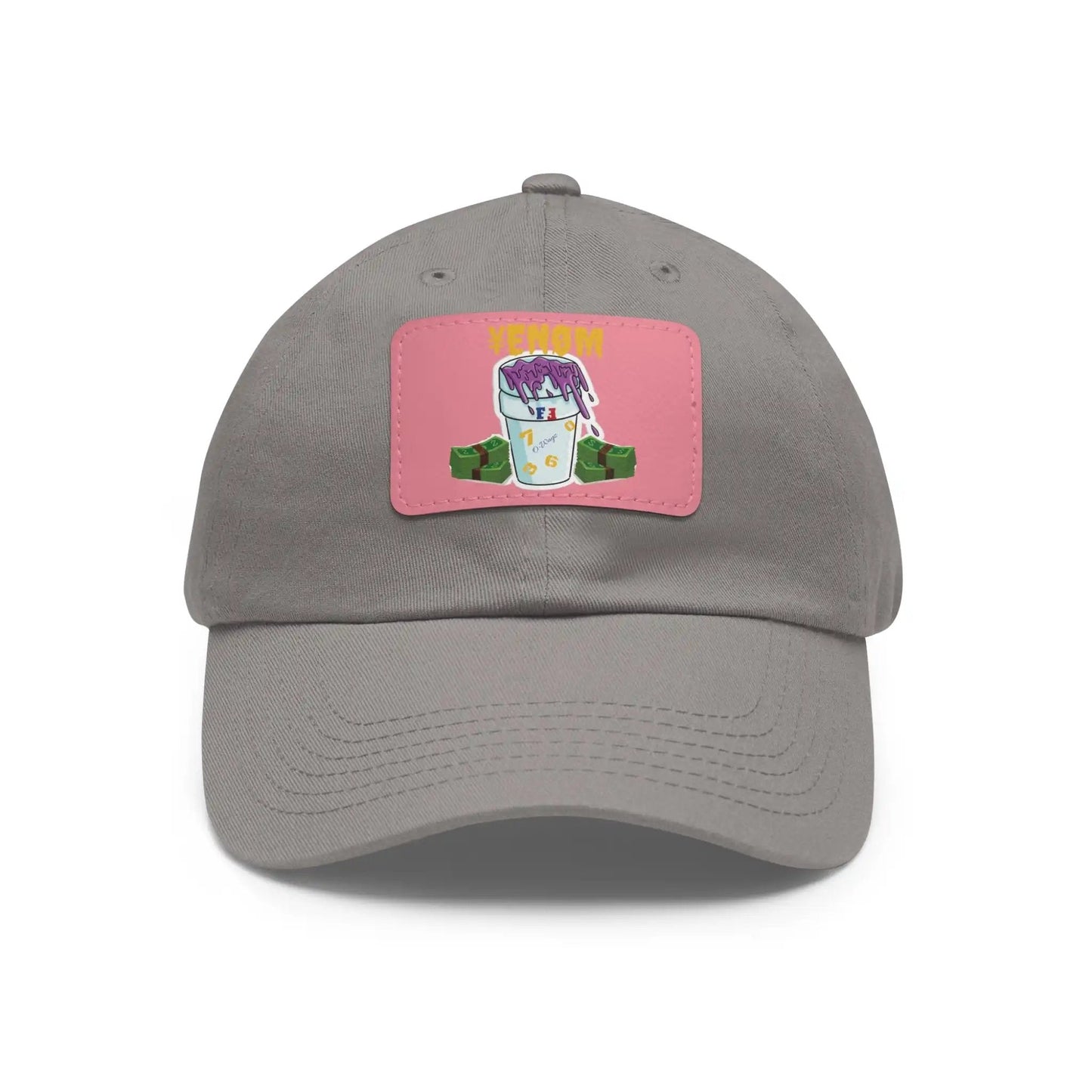 Keyan Dad Hat with Leather Patch (Rectangle) - WILKYs