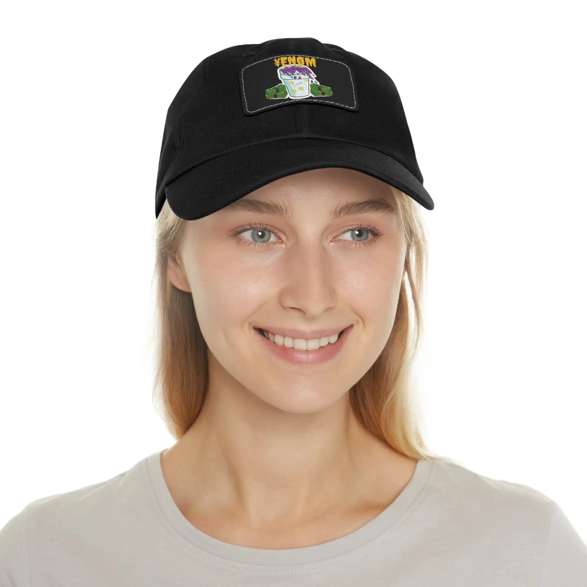 Keyan Dad Hat with Leather Patch (Rectangle) - WILKYs