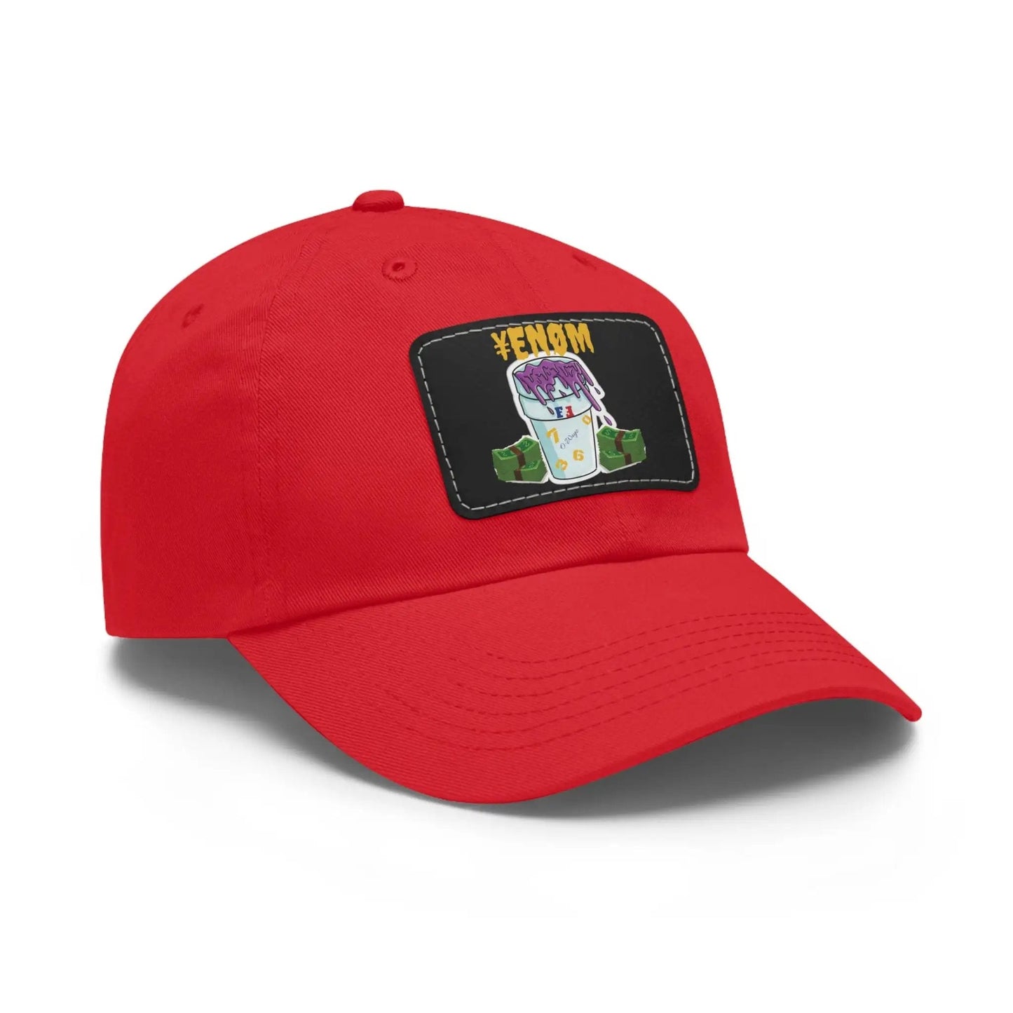 Keyan Dad Hat with Leather Patch (Rectangle) - WILKYs