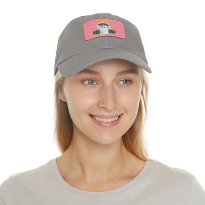 Keyan Dad Hat with Leather Patch (Rectangle) - WILKYs
