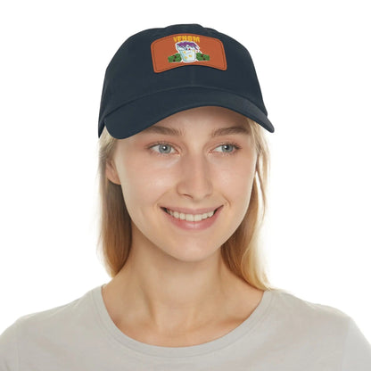 Keyan Dad Hat with Leather Patch (Rectangle) - WILKYs