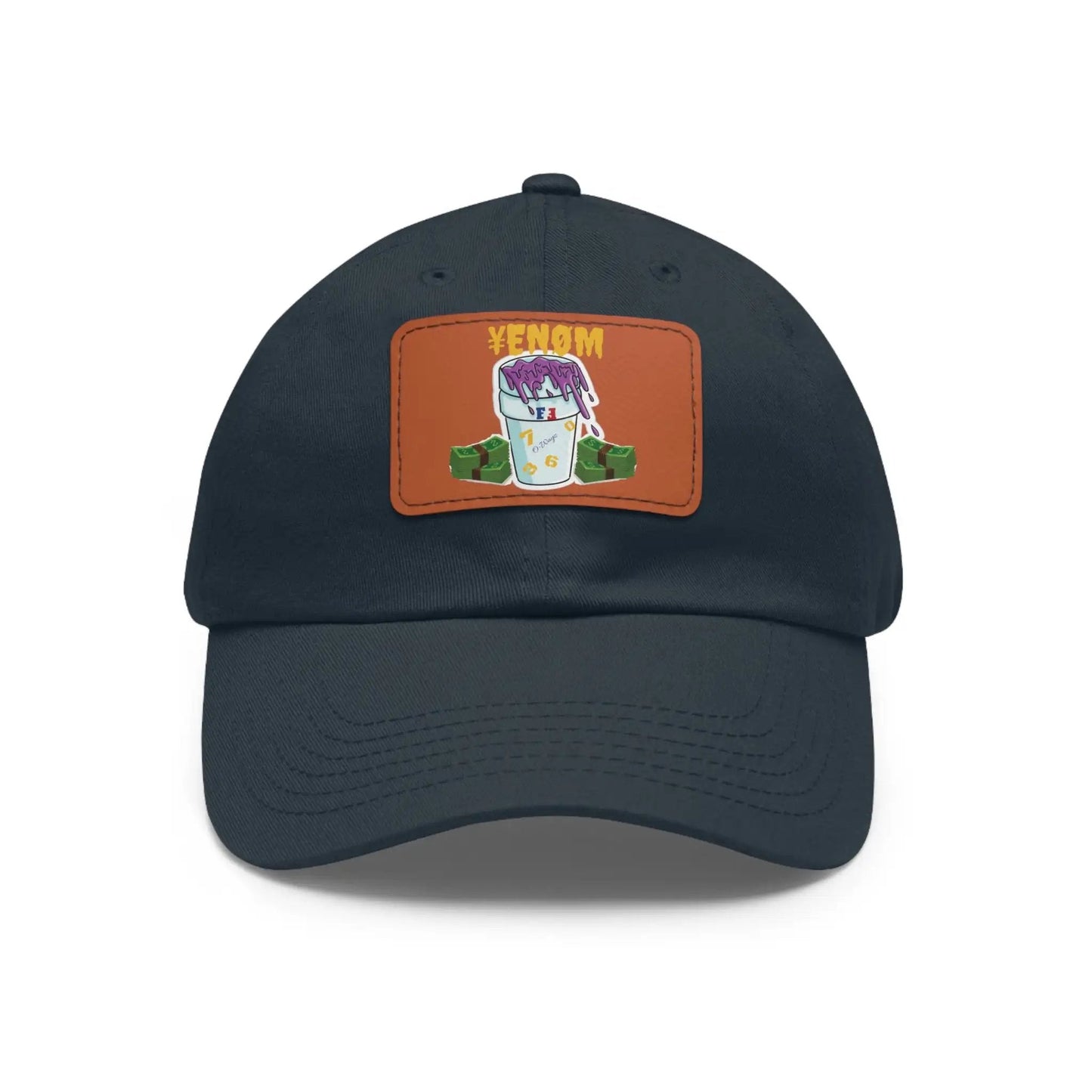 Keyan Dad Hat with Leather Patch (Rectangle) - WILKYs
