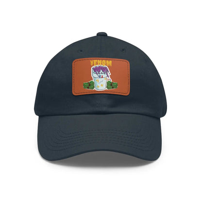 Keyan Dad Hat with Leather Patch (Rectangle) - WILKYs